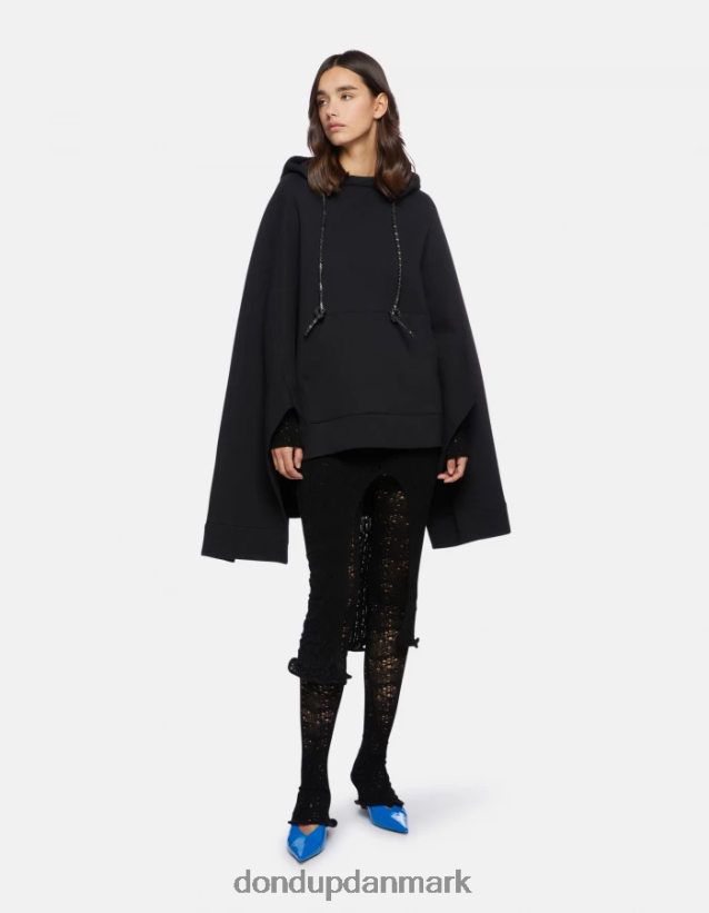 oversized hættetrøje Kvinder 0XD0D0443 sort DONDUP beklædning