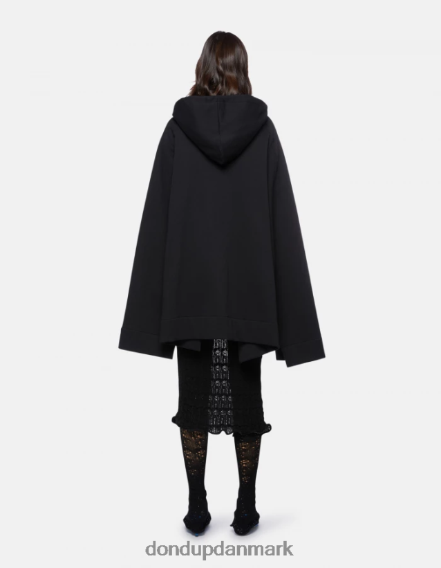 oversized hættetrøje Kvinder 0XD0D0443 sort DONDUP beklædning