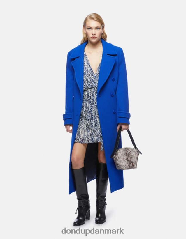 kort georgette kjole Kvinder 0XD0D0289 burro DONDUP beklædning