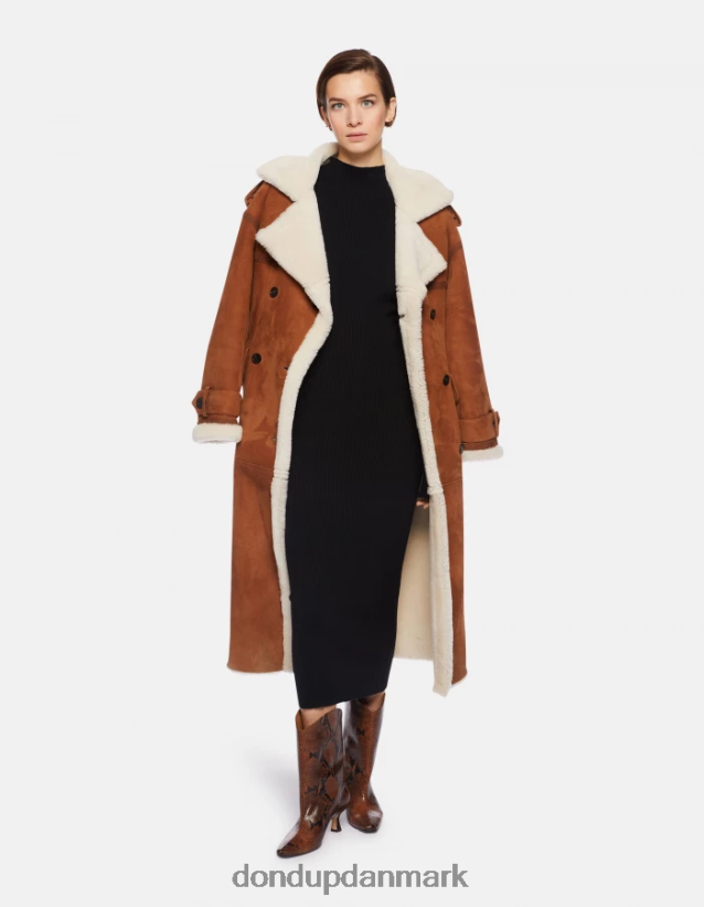 lang viskosekjole Kvinder 0XD0D0283 sort DONDUP beklædning