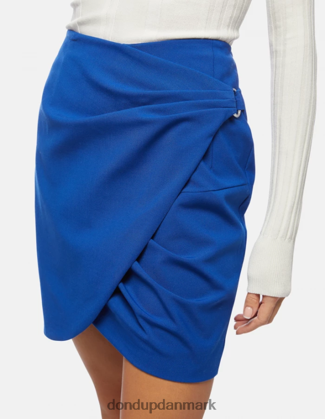 kort uldnederdel Kvinder 0XD0D0403 kongeblå DONDUP beklædning