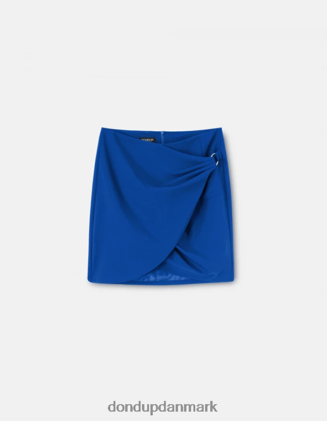 kort uldnederdel Kvinder 0XD0D0403 kongeblå DONDUP beklædning