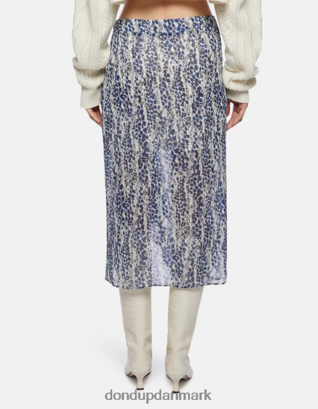 midi georgette nederdel Kvinder 0XD0D0401 burro DONDUP beklædning