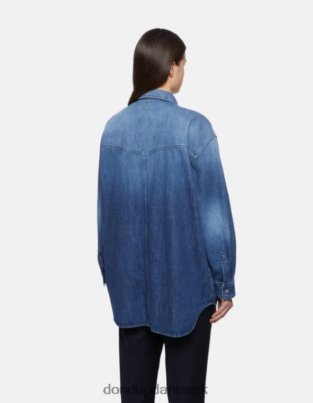 denim overtrøje Kvinder 0XD0D0255 blå DONDUP beklædning
