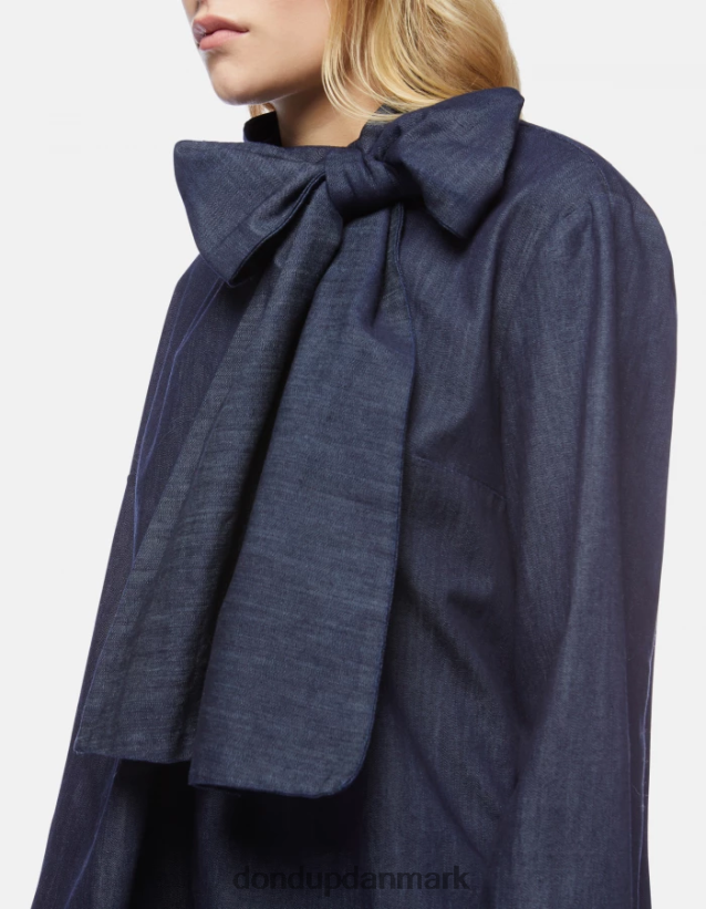 regular fit denimskjorte Kvinder 0XD0D0258 blå DONDUP beklædning