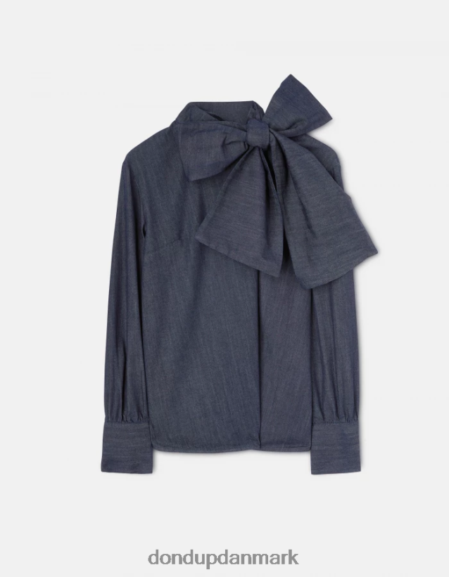 regular fit denimskjorte Kvinder 0XD0D0258 blå DONDUP beklædning