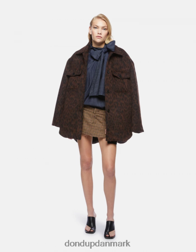 regular fit denimskjorte Kvinder 0XD0D0258 blå DONDUP beklædning