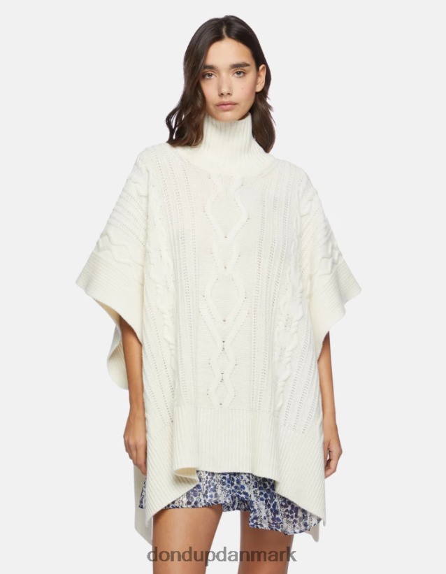 oversized uldponcho Kvinder 0XD0D0310 burro DONDUP beklædning