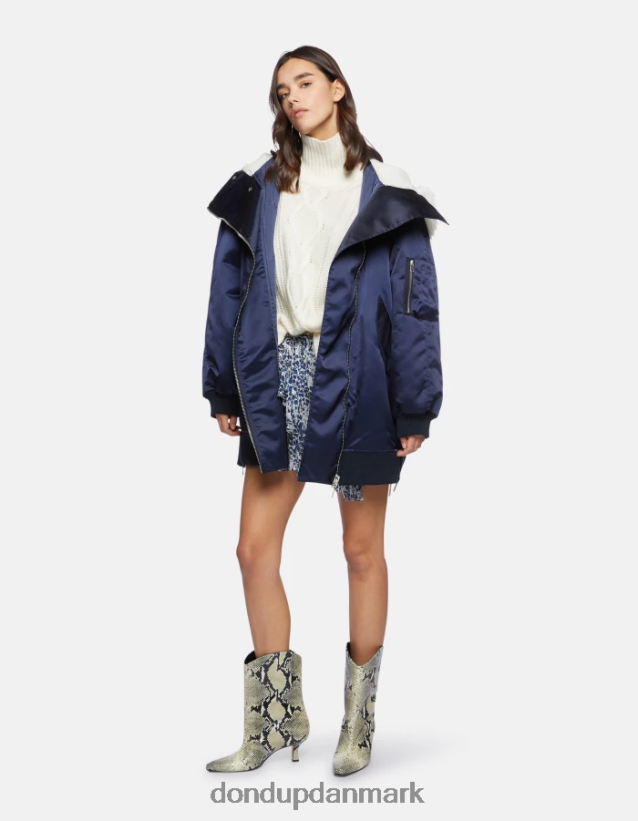 oversized uldponcho Kvinder 0XD0D0310 burro DONDUP beklædning