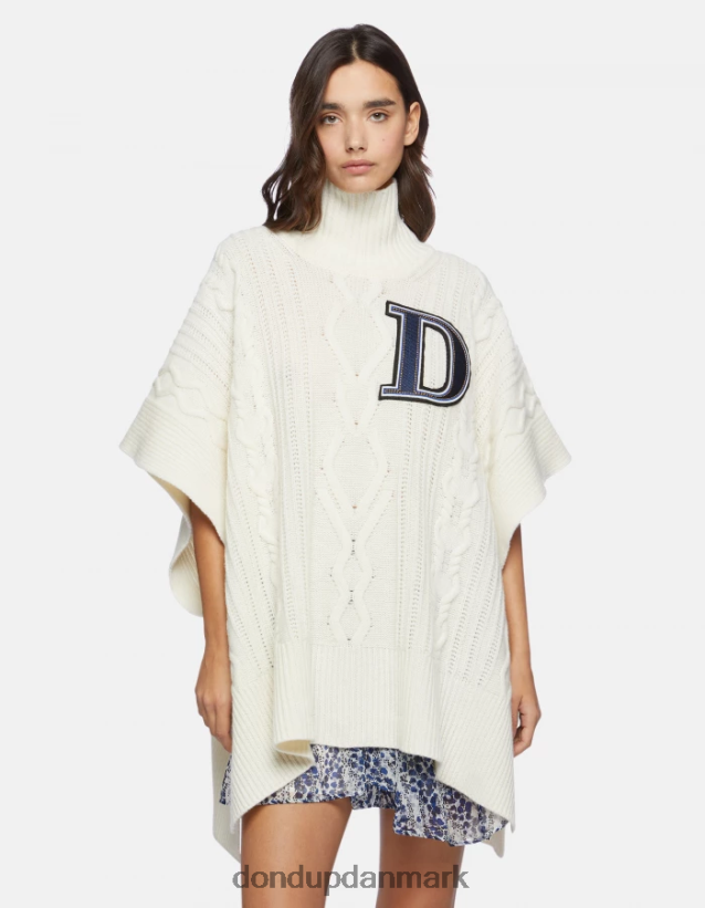 oversized uldponcho Kvinder 0XD0D0328 burro DONDUP beklædning