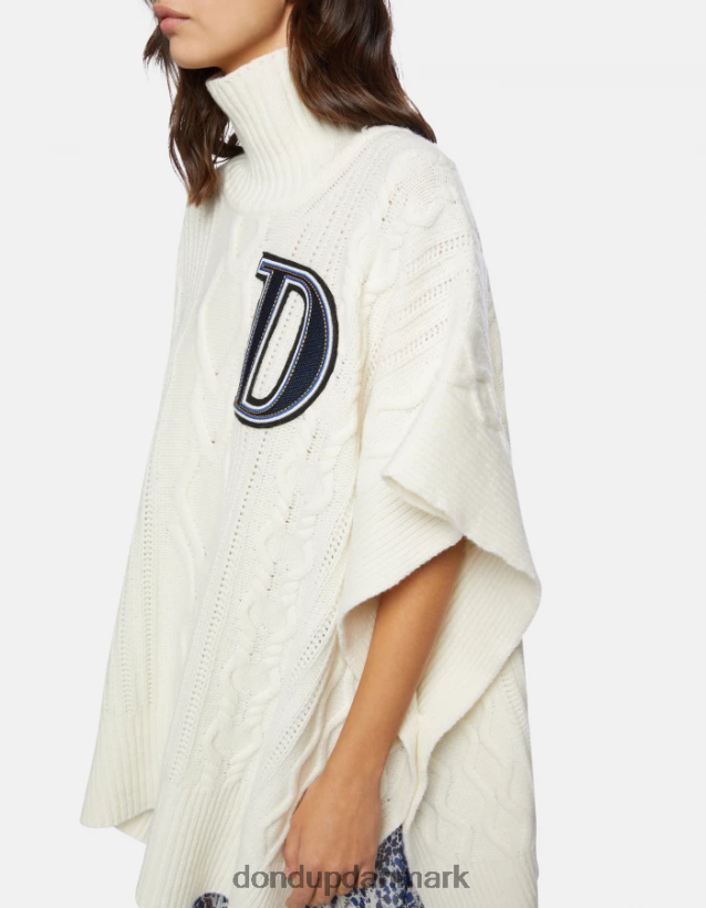 oversized uldponcho Kvinder 0XD0D0328 burro DONDUP beklædning