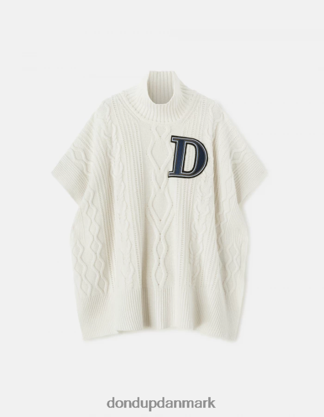 oversized uldponcho Kvinder 0XD0D0328 burro DONDUP beklædning