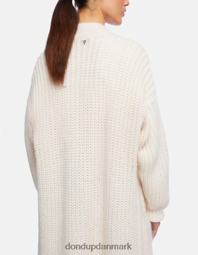 uldcardigan med normal pasform Kvinder 0XD0D0322 burro DONDUP beklædning