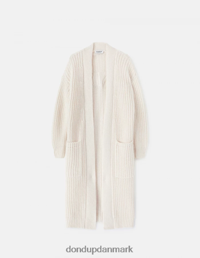 uldcardigan med normal pasform Kvinder 0XD0D0322 burro DONDUP beklædning