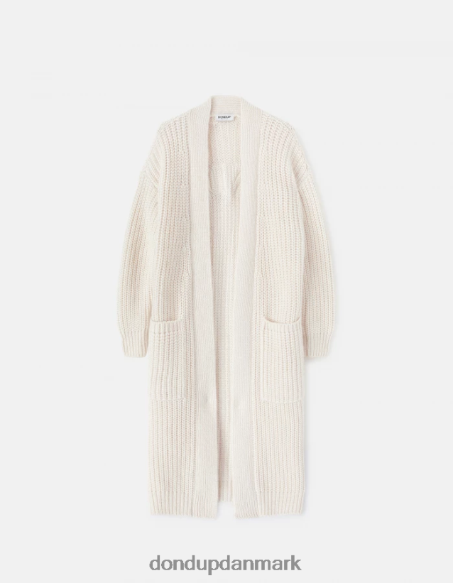 uldcardigan med normal pasform Kvinder 0XD0D0323 burro DONDUP beklædning