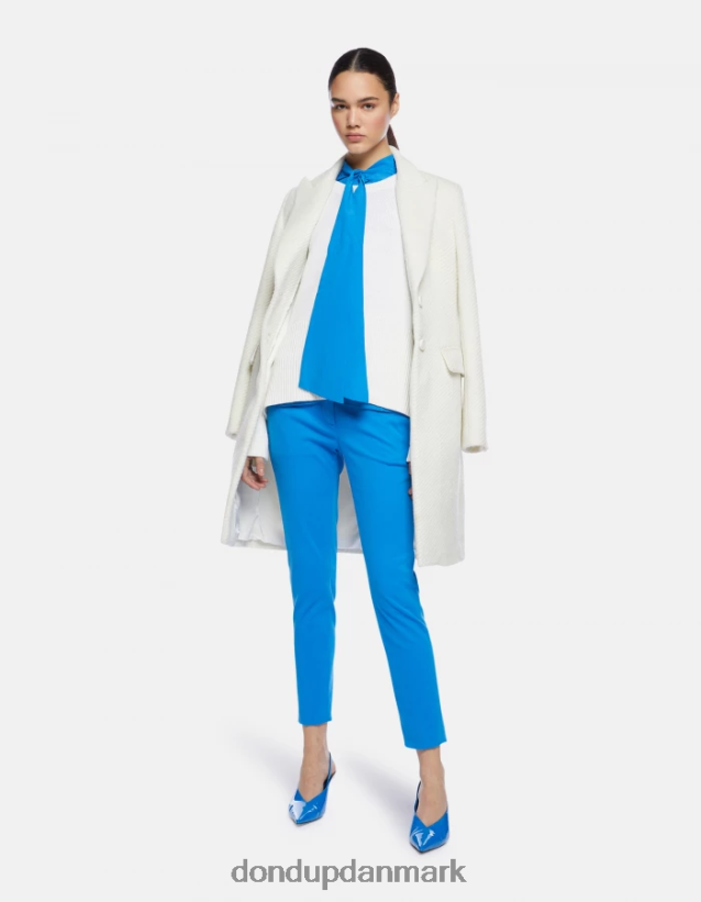 uldtrøje med rund hals Kvinder 0XD0D0298 alabastro DONDUP beklædning