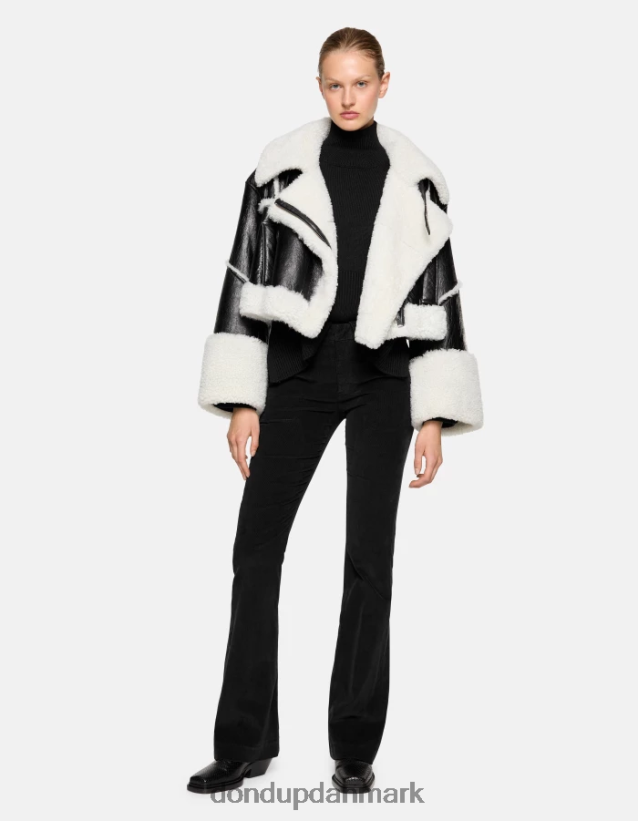 Lexi bootcut bukser i fløjl Kvinder 0XD0D0120 sort DONDUP beklædning