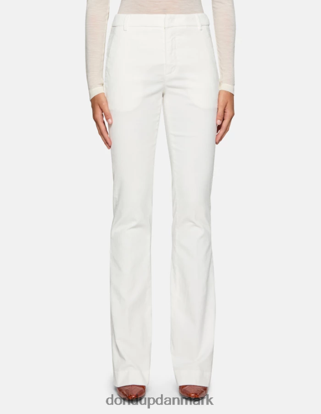 Lexi bootcut bukser i fløjl Kvinder 0XD0D0123 burro DONDUP beklædning