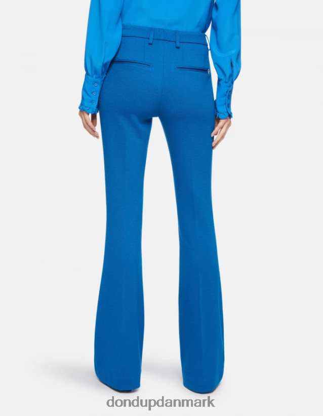 Lexi bootcut bukser i jersey Kvinder 0XD0D0157 turkis DONDUP beklædning