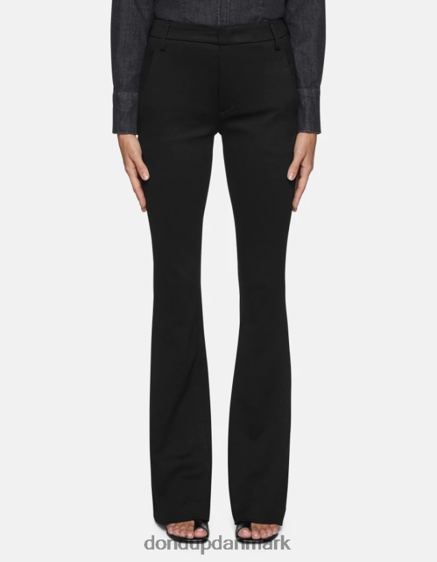 Lexi bootcut bukser i jersey Kvinder 0XD0D0158 sort DONDUP beklædning