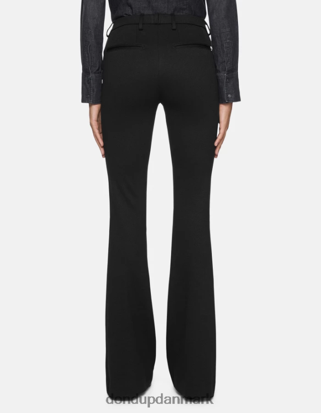 Lexi bootcut bukser i jersey Kvinder 0XD0D0158 sort DONDUP beklædning