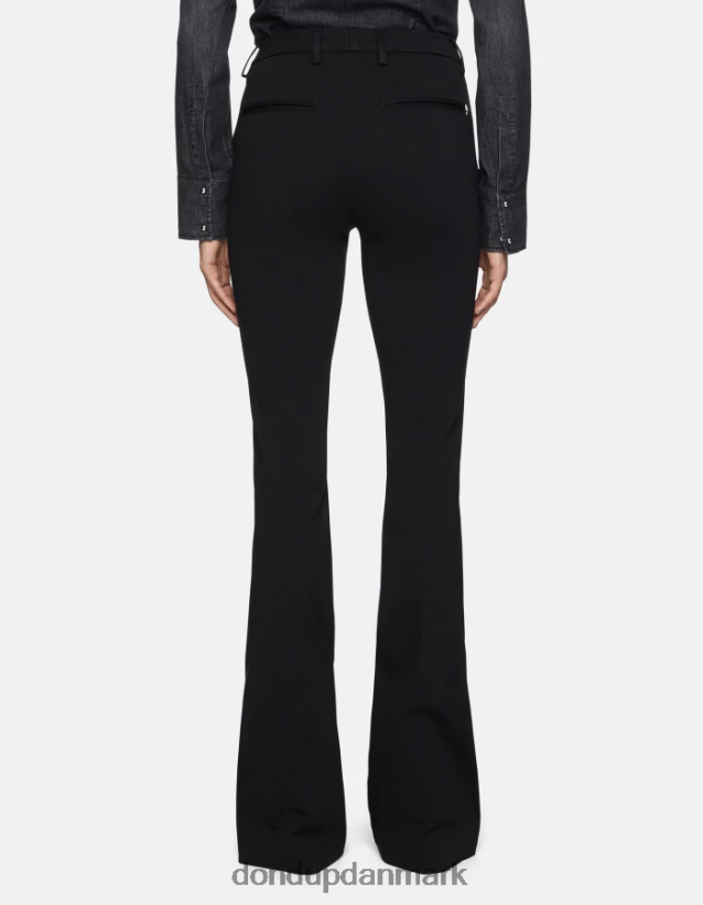 Lexi bootcut bukser i jersey Kvinder 0XD0D0204 sort DONDUP beklædning