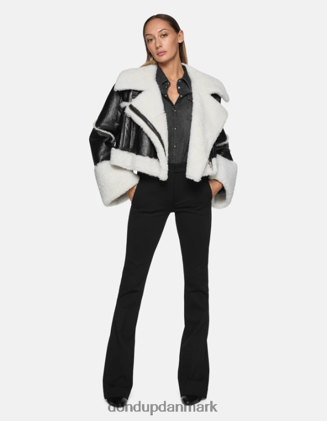 Lexi bootcut bukser i jersey Kvinder 0XD0D0204 sort DONDUP beklædning