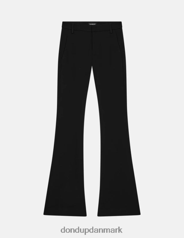 Lexi bootcut bukser i jersey Kvinder 0XD0D0204 sort DONDUP beklædning