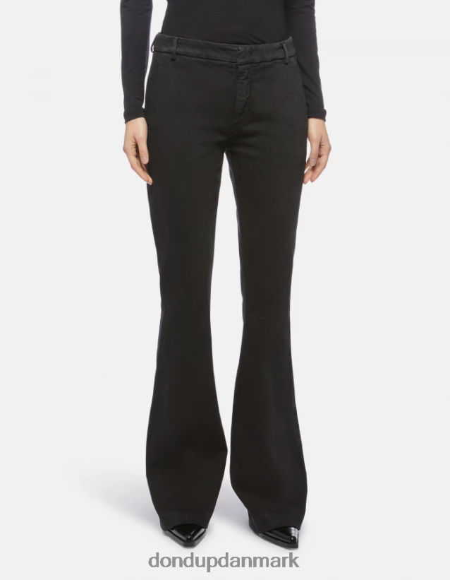Lexi bootcut bukser i stretch bull denim Kvinder 0XD0D0216 sort DONDUP beklædning