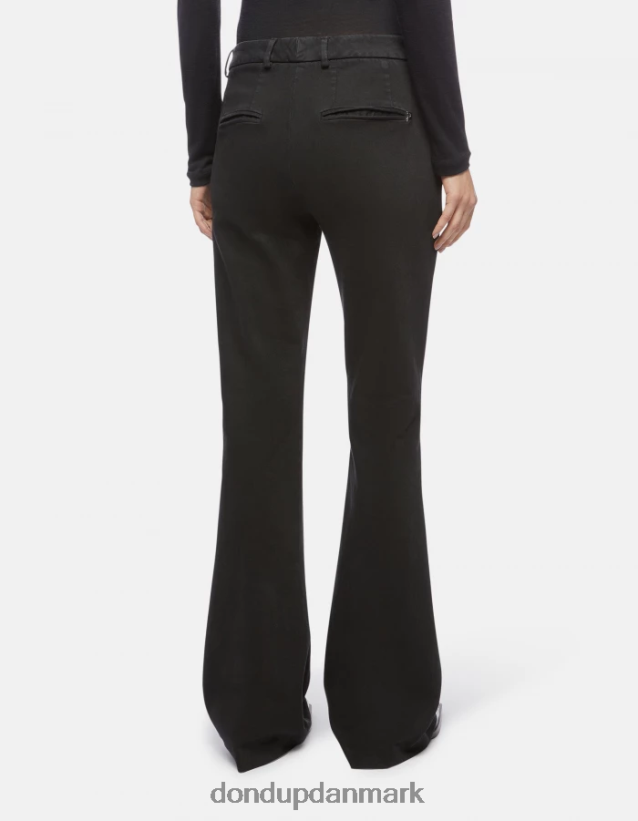 Lexi bootcut bukser i stretch bull denim Kvinder 0XD0D0216 sort DONDUP beklædning