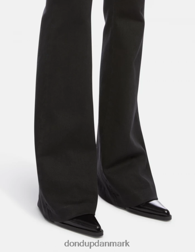 Lexi bootcut bukser i stretch bull denim Kvinder 0XD0D0216 sort DONDUP beklædning