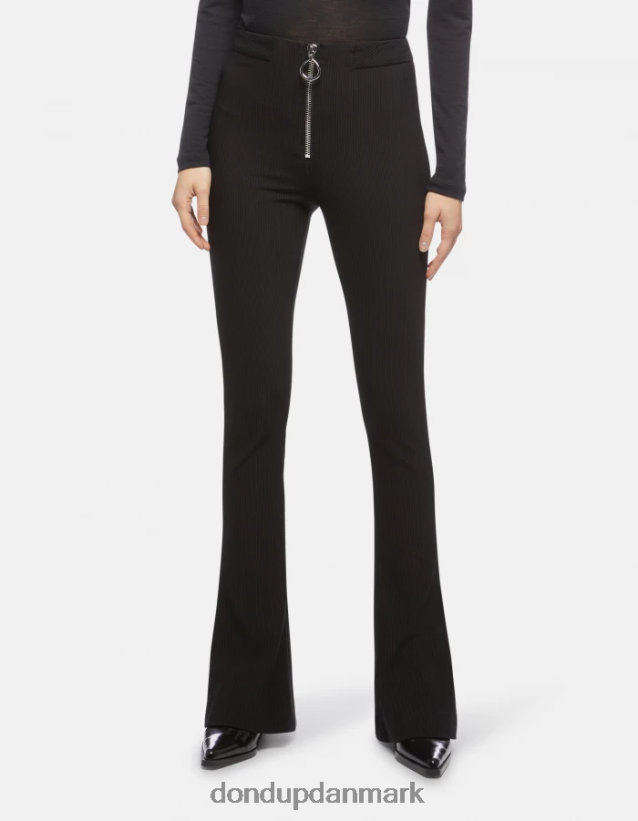 avril bootcut jersey bukser Kvinder 0XD0D0217 sort DONDUP beklædning