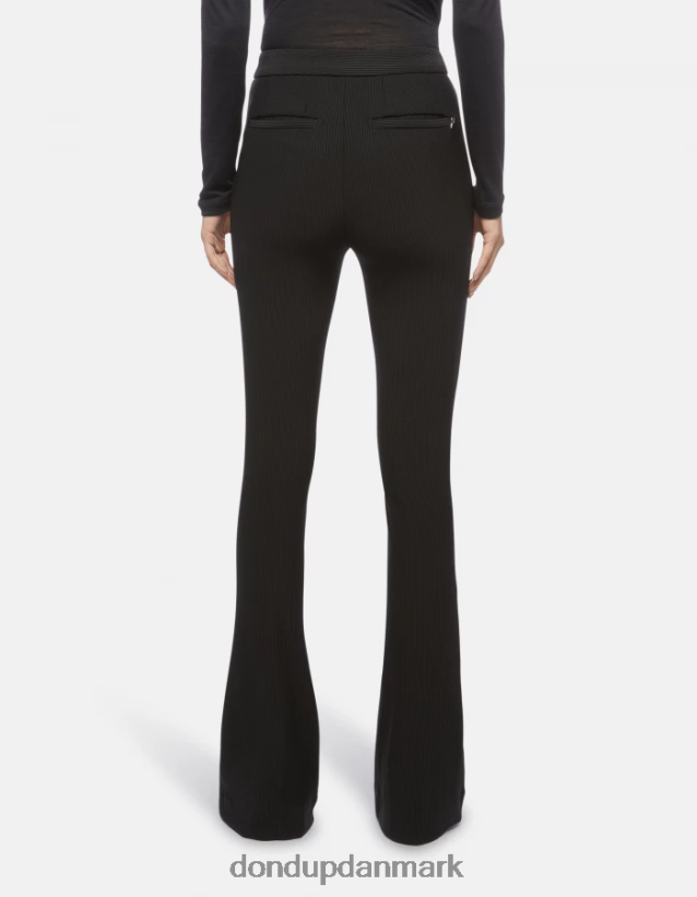 avril bootcut jersey bukser Kvinder 0XD0D0217 sort DONDUP beklædning