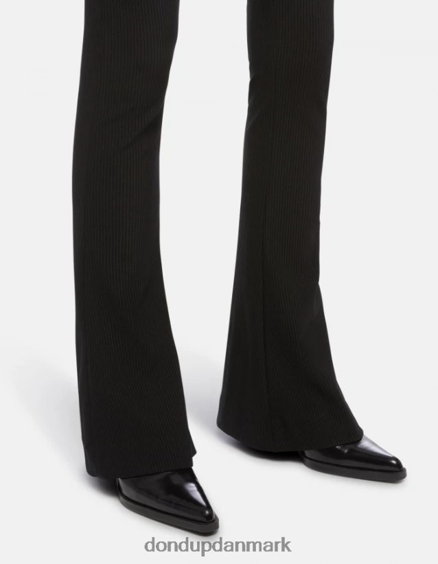 avril bootcut jersey bukser Kvinder 0XD0D0217 sort DONDUP beklædning