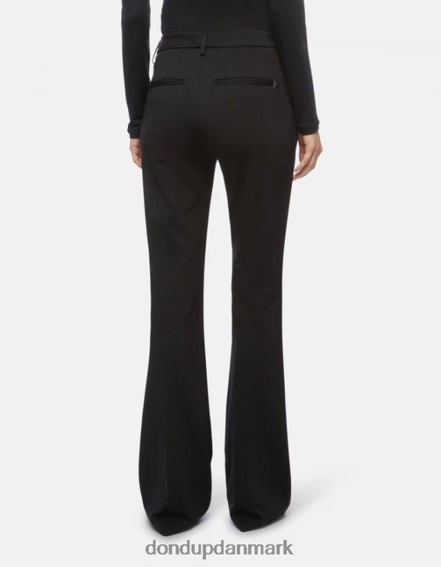 tina bootcut jersey bukser Kvinder 0XD0D0205 sort DONDUP beklædning