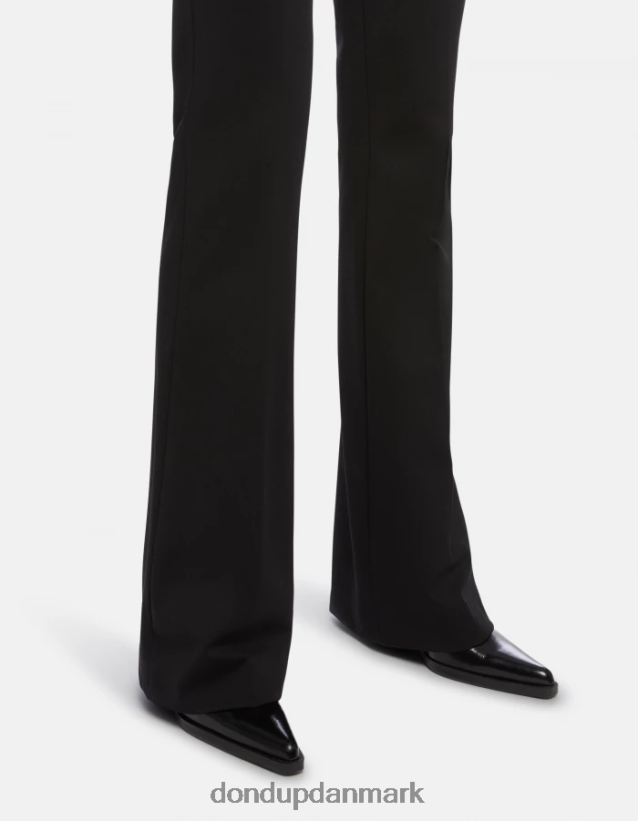 tina bootcut jersey bukser Kvinder 0XD0D0205 sort DONDUP beklædning