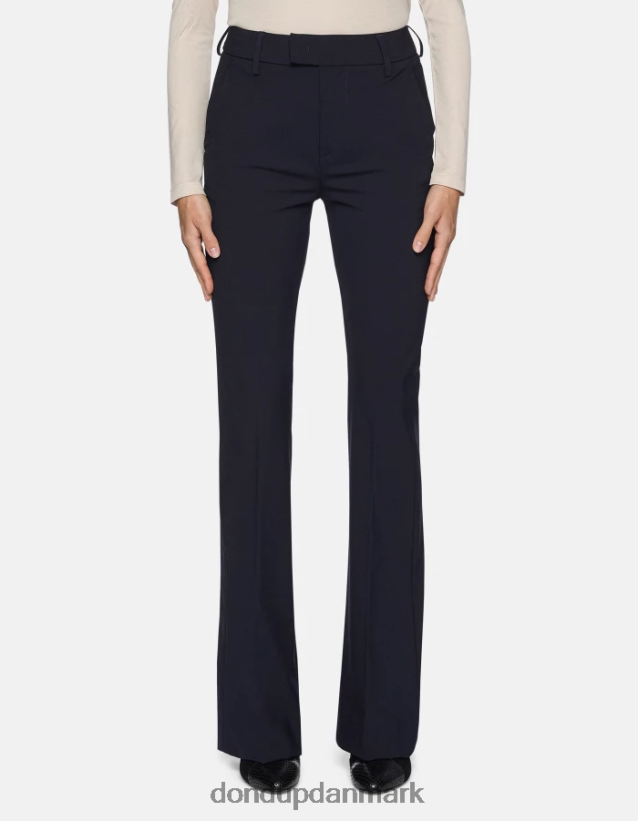 tina bootcut uldbukser Kvinder 0XD0D0192 Marine blå DONDUP beklædning