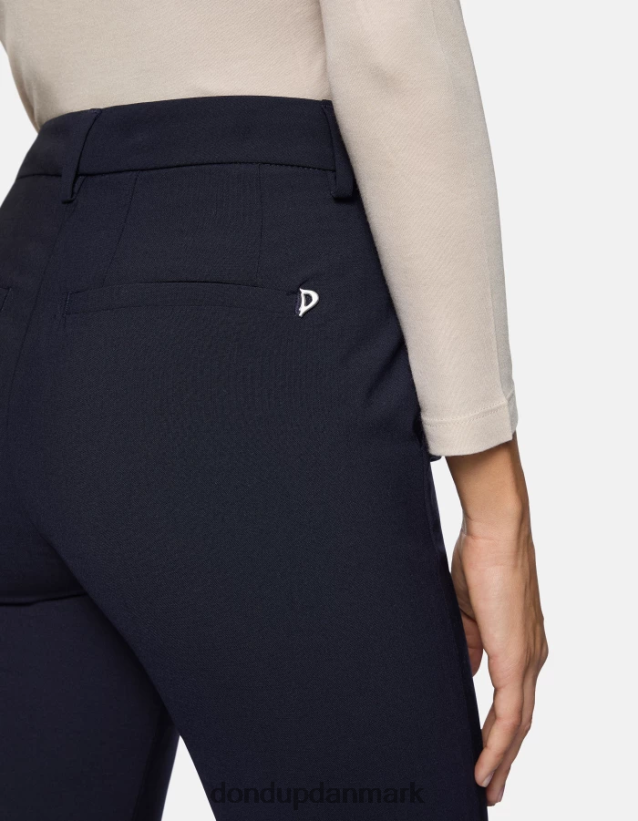 tina bootcut uldbukser Kvinder 0XD0D0192 Marine blå DONDUP beklædning