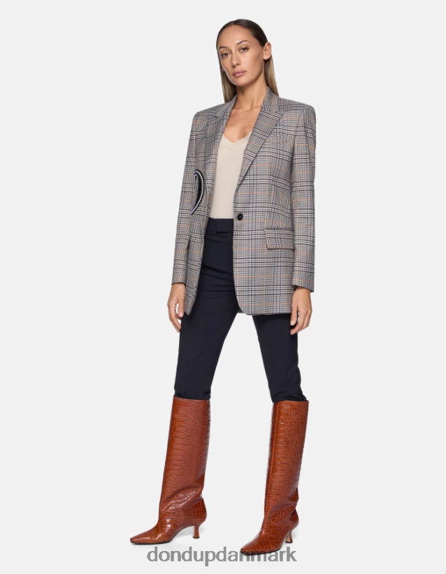 tina bootcut uldbukser Kvinder 0XD0D0192 Marine blå DONDUP beklædning