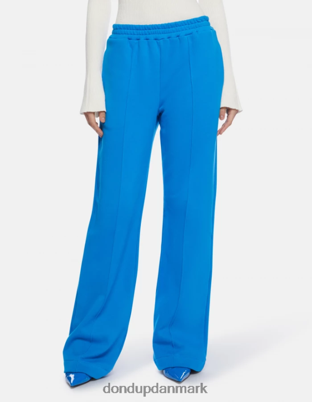 fleecebukser med brede ben Kvinder 0XD0D0171 turkis DONDUP beklædning