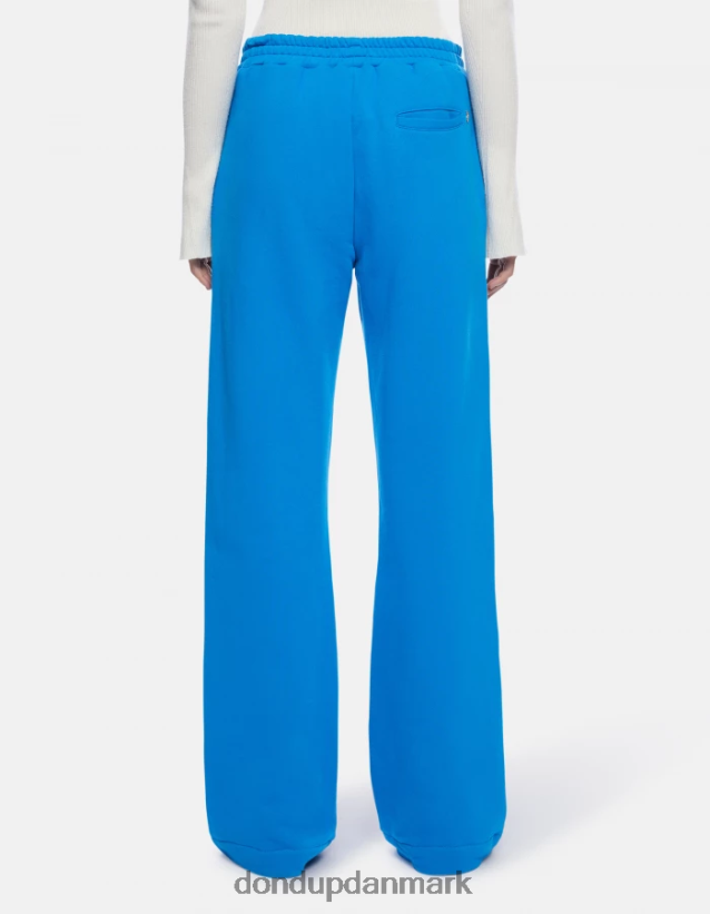 fleecebukser med brede ben Kvinder 0XD0D0171 turkis DONDUP beklædning