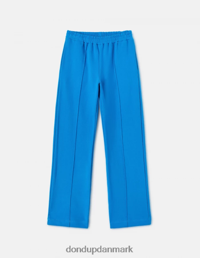 fleecebukser med brede ben Kvinder 0XD0D0171 turkis DONDUP beklædning