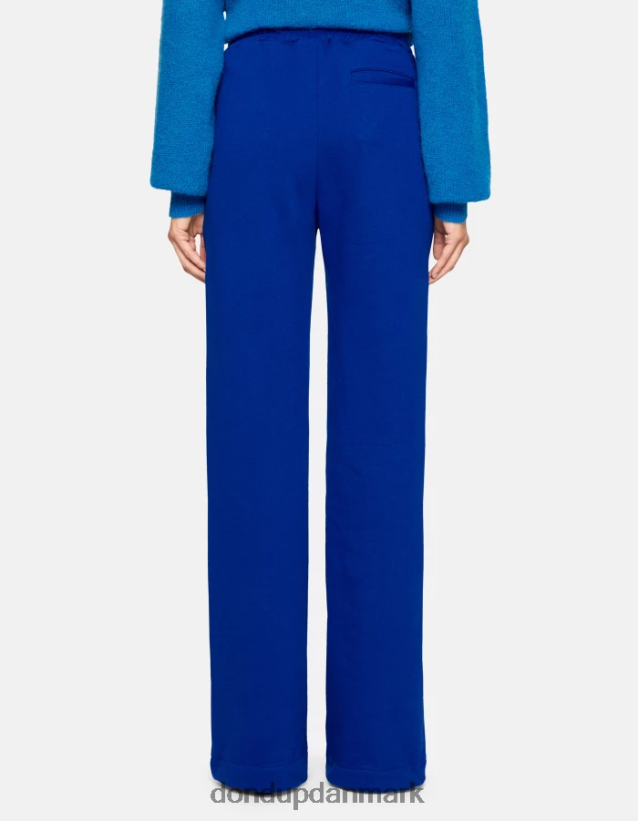 fleecebukser med brede ben Kvinder 0XD0D0188 kongeblå DONDUP beklædning