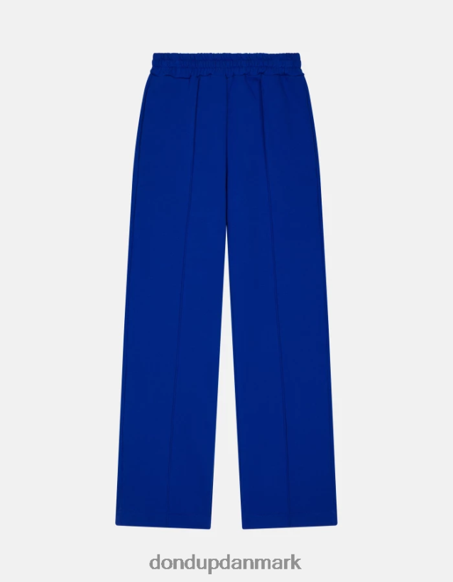 fleecebukser med brede ben Kvinder 0XD0D0188 kongeblå DONDUP beklædning