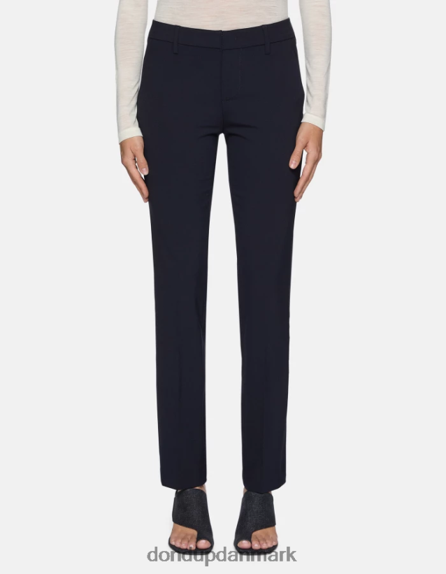 kasya uldbukser med normal pasform Kvinder 0XD0D0142 Marine blå DONDUP beklædning