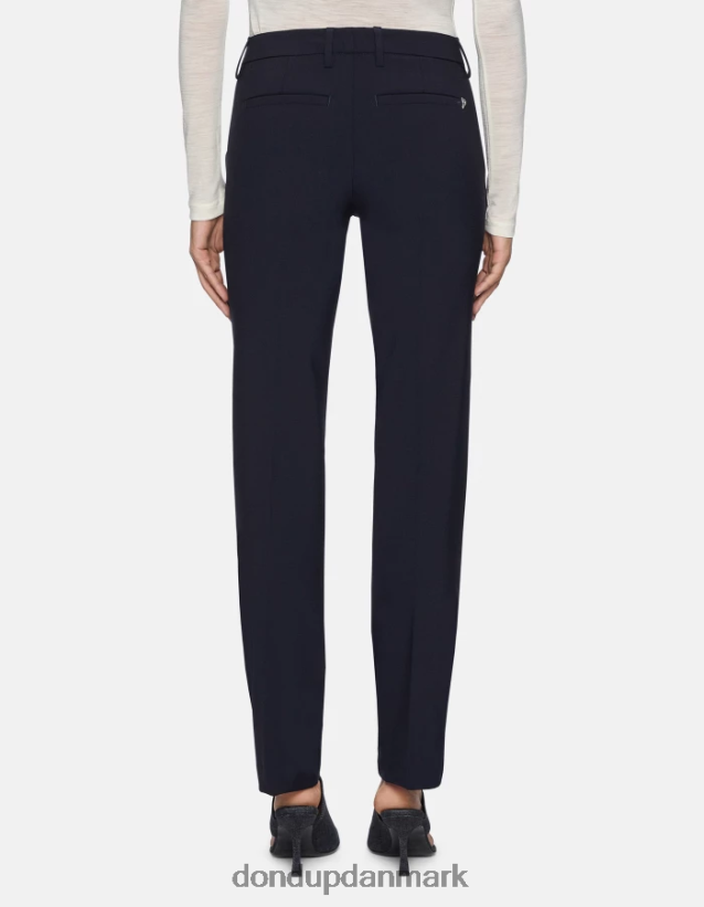 kasya uldbukser med normal pasform Kvinder 0XD0D0142 Marine blå DONDUP beklædning