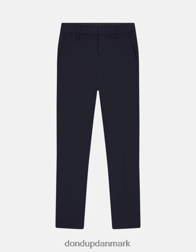 kasya uldbukser med normal pasform Kvinder 0XD0D0142 Marine blå DONDUP beklædning
