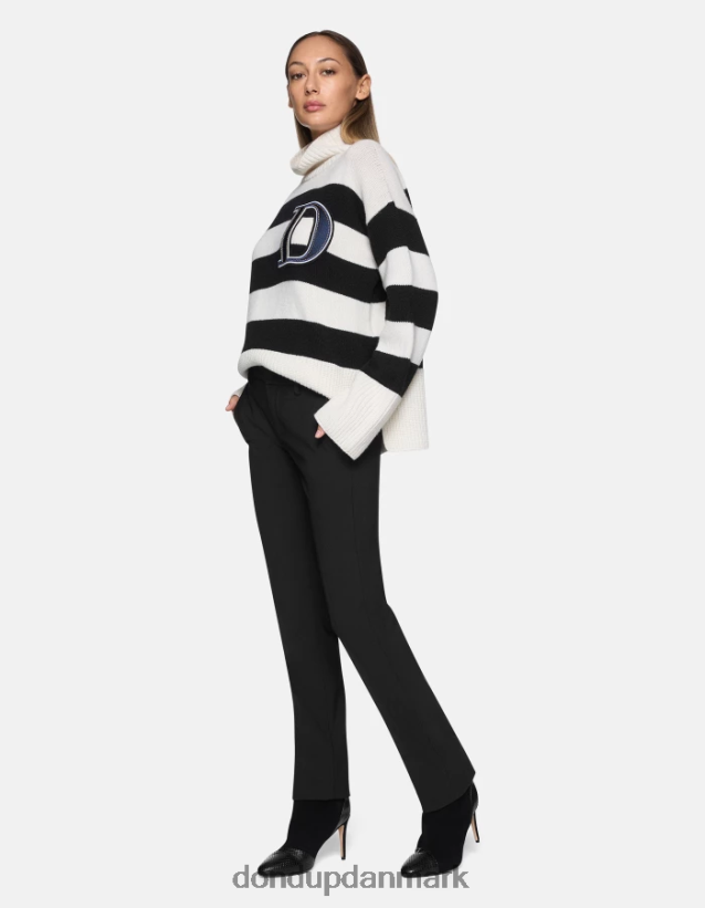 kasya uldbukser med normal pasform Kvinder 0XD0D0143 sort DONDUP beklædning