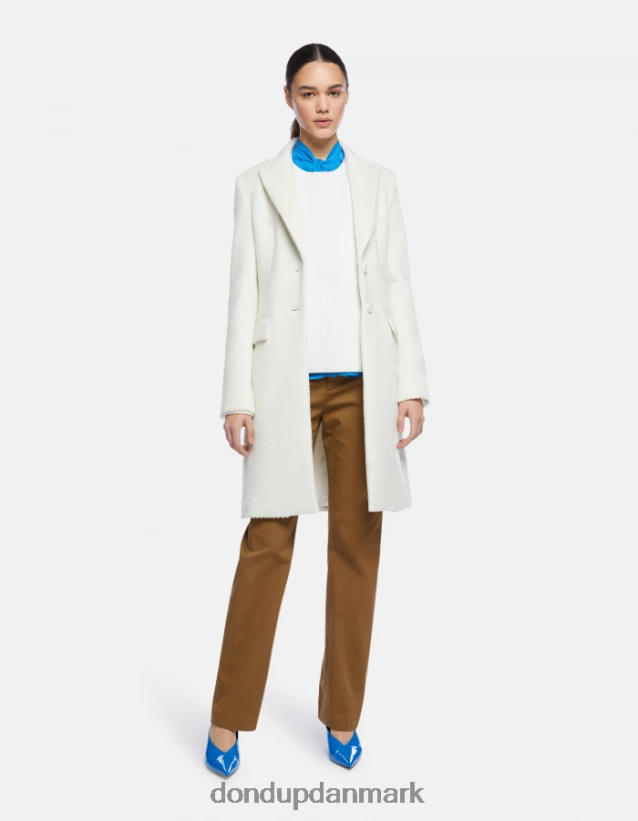 patty bukser i regular fit i bomuld Kvinder 0XD0D0149 kaki DONDUP beklædning