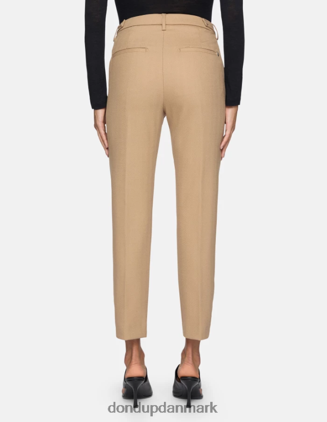 27-tommer bukser i uldblanding i ariel-gulerod Kvinder 0XD0D0146 beige DONDUP beklædning